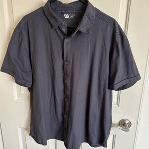 RVCA Charcoal Button Down Shirt